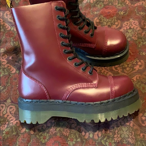 Dr Martens Crazy Bomb Uk6 Euc Cherry